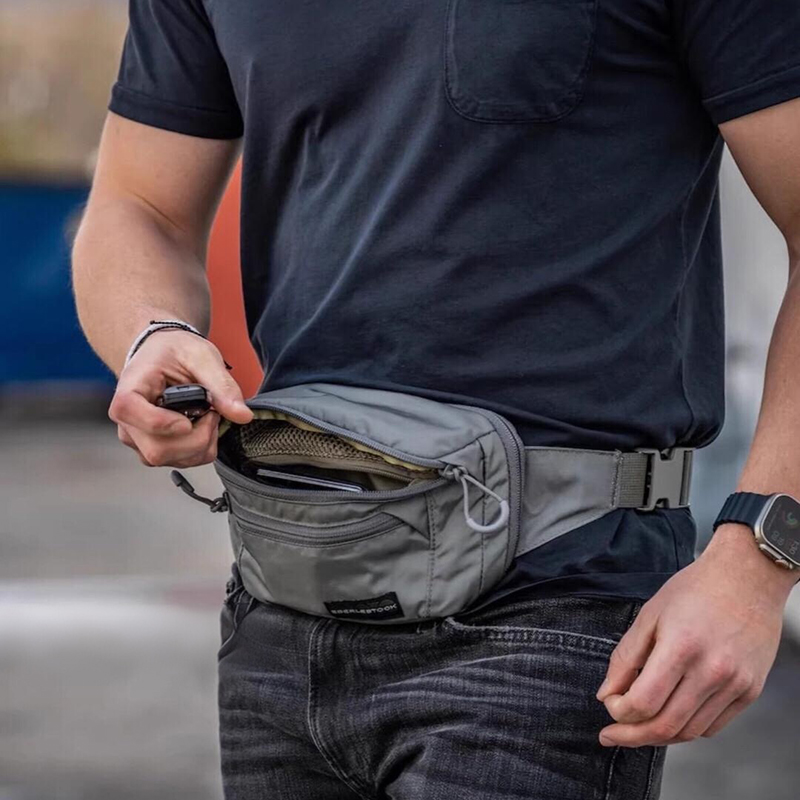 Edc Concealed Carry Fanny Pack - Riñonera para hombre con correa ajustable,