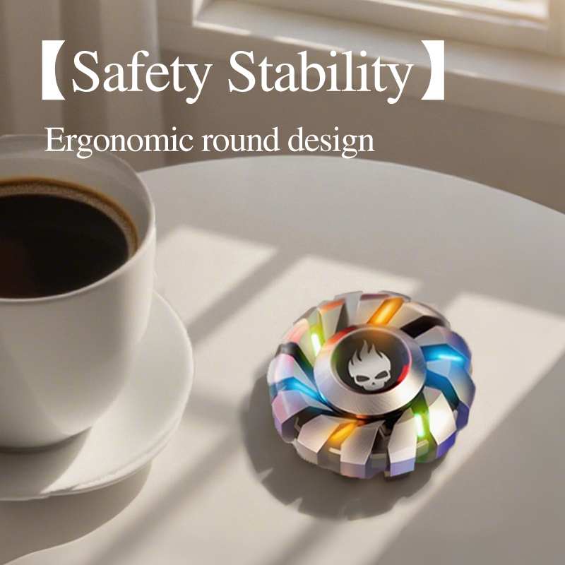 Edc Carry All - Spinner Luminoso de Metal, Mini Juguete