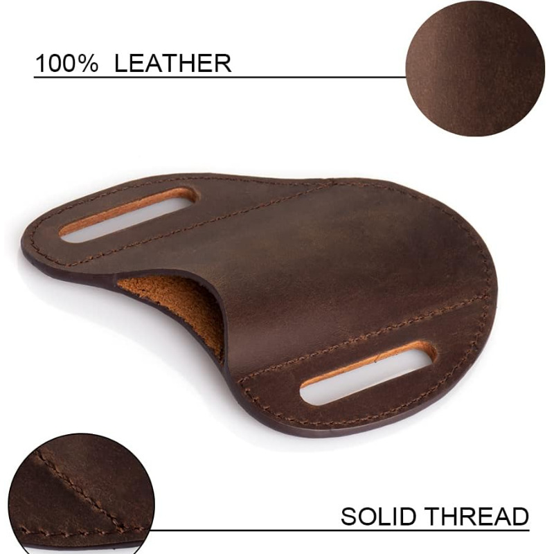 Funda de cuero genuino para so - Edc Carry Holster reseña y precio