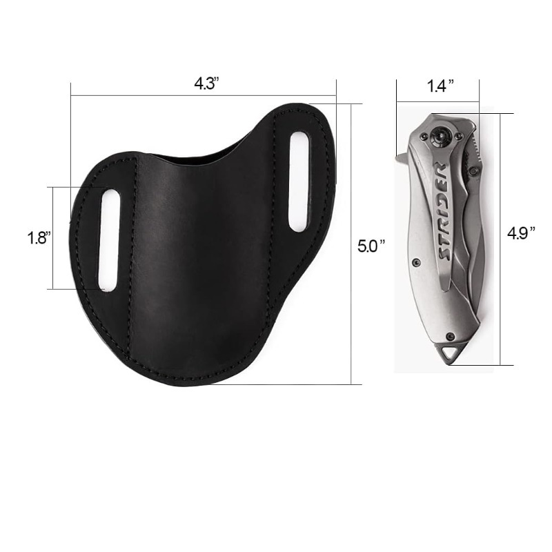 Funda de cuero genuino para so - Edc Carry Holster reseña y precio