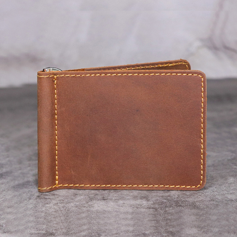 Billetera de cuero genuino hec - Money Clip Magnetic reseña y precio