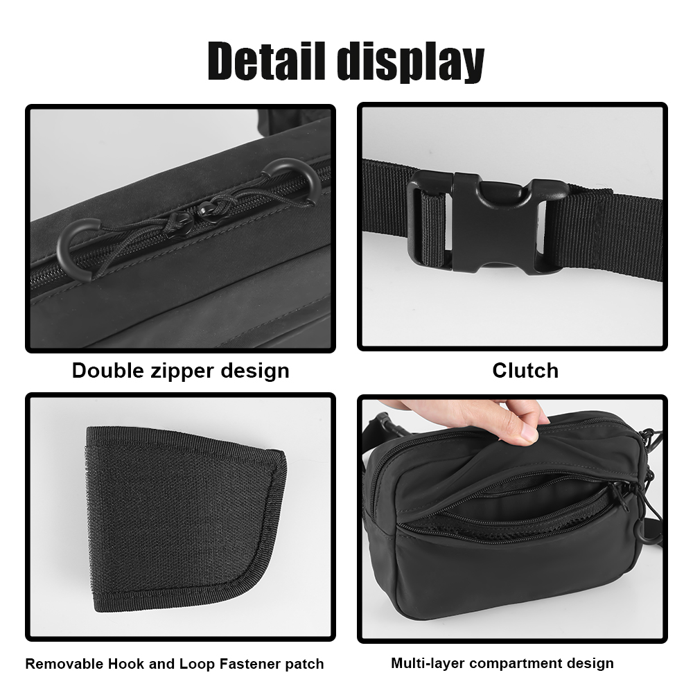 Riñonera táctica oculta con fu - Edc Concealed Carry Fanny Pack reseña y precio