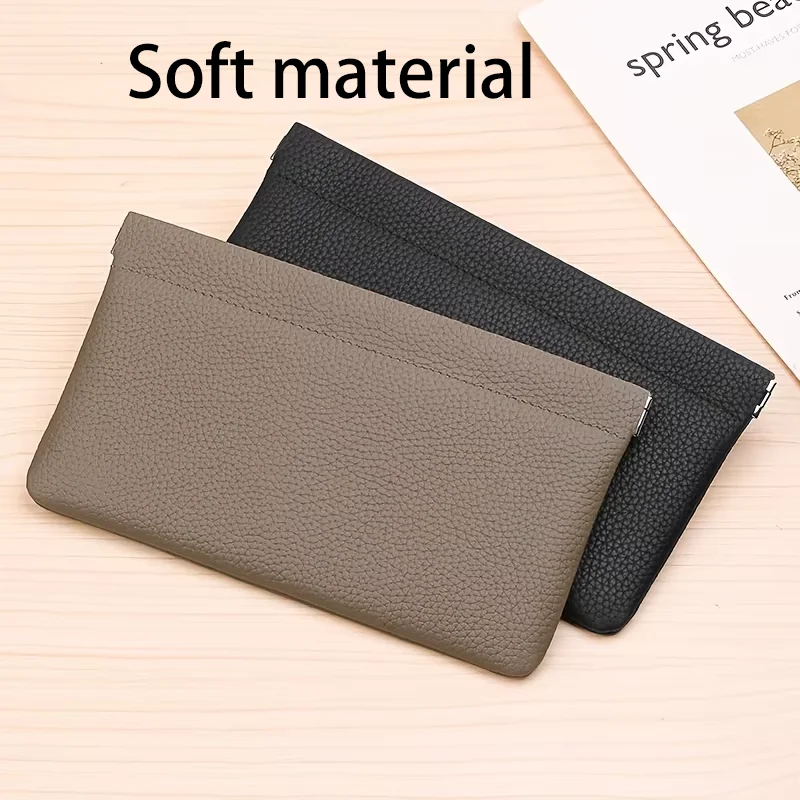 Cuero de vaca real, cartera la - Money Clip Magnetic reseña y precio