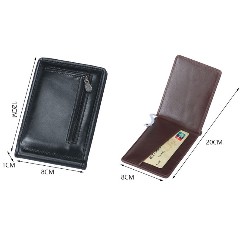 Mini billetera de cuero con Cl - Money Clip Magnetic reseña y precio